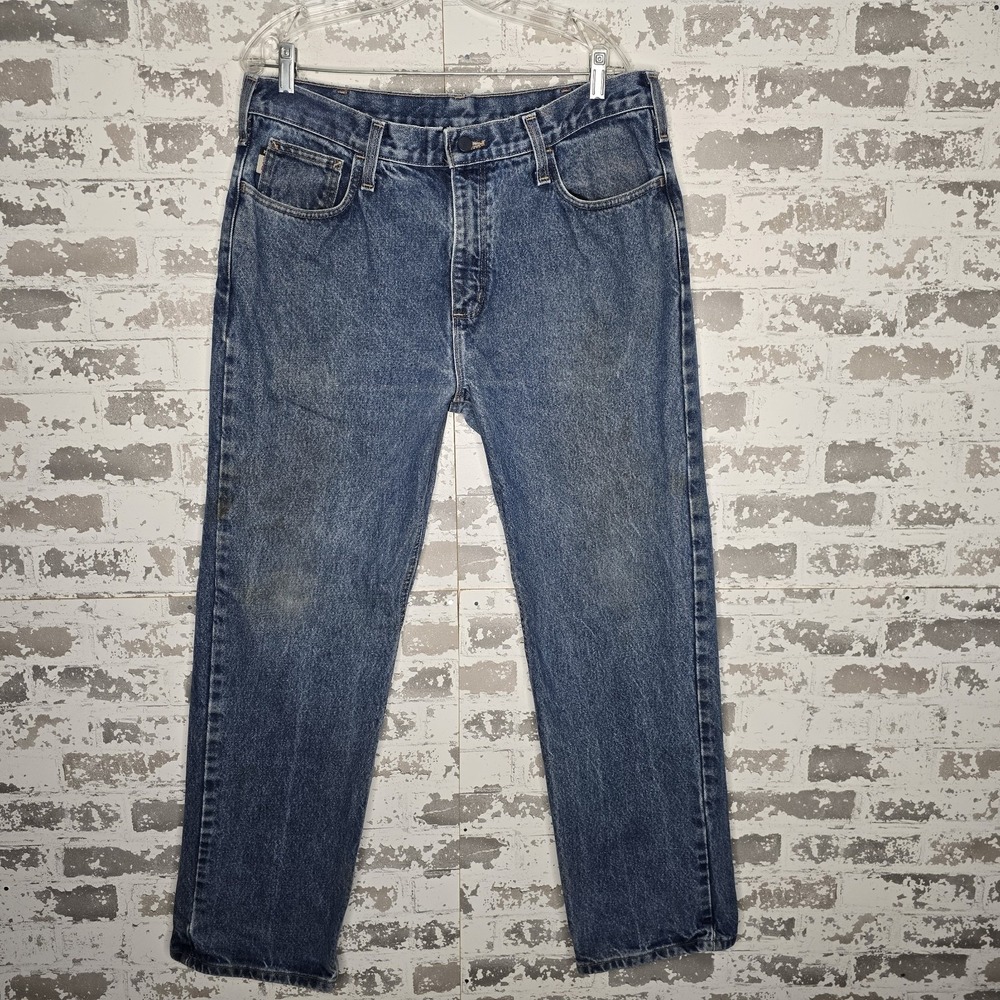 Carhartt FR Jeans Mens 36x31 Relaxed Straight Leg Flame Resistant Denim Workwear